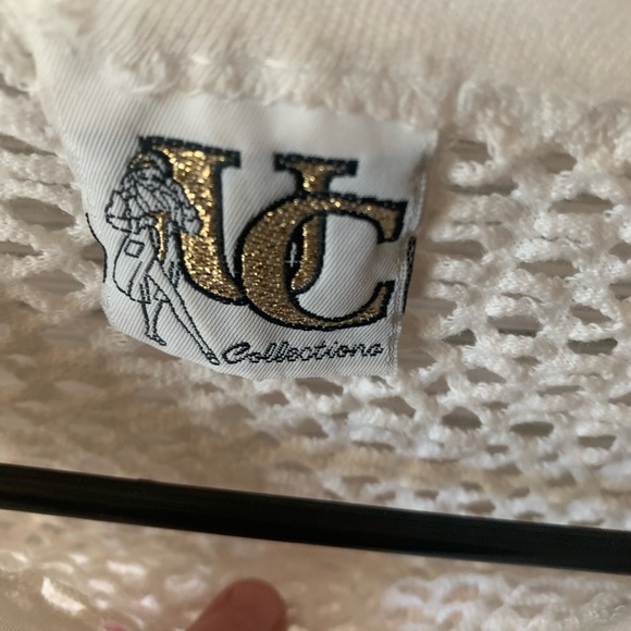 UC collections vintage cover up shirt see thru crop top - Picture 3 of 6